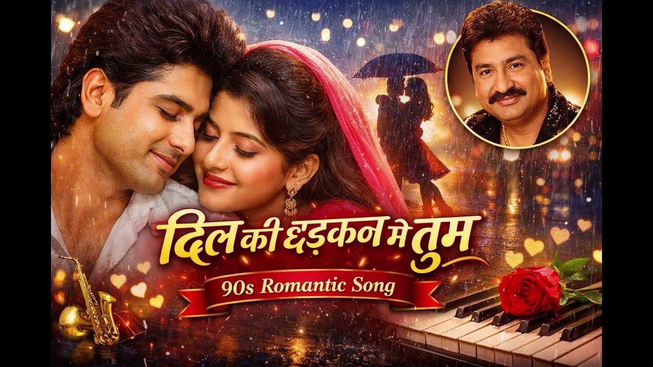 Dil Ki Dhadkan Mein Tum ❤️ | 90s Kumar Sanu Style Ai Romantic Old Bollywood Love Song 2026