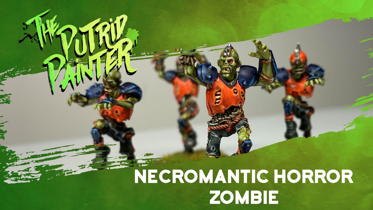 How to paint a Necromantic Horror Zombie