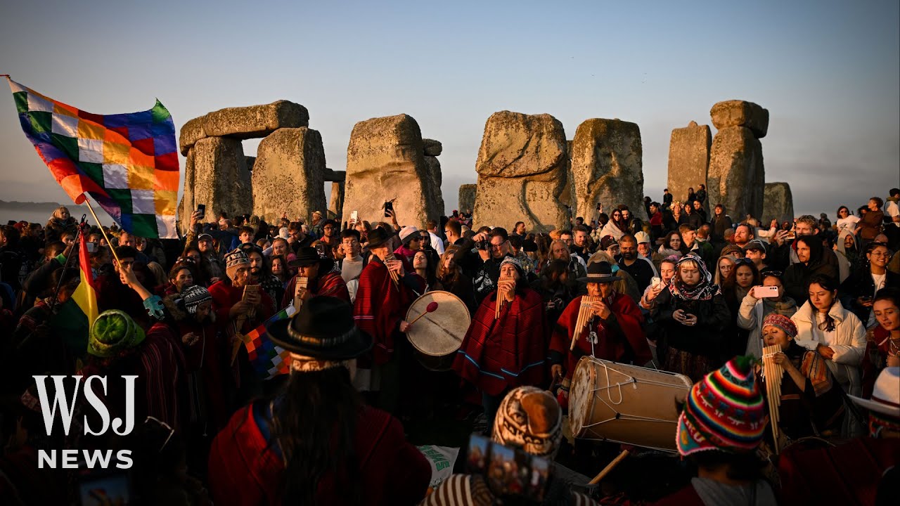Timelapse of Sunrise Over Stonehenge on Summer Solstice | WSJ News