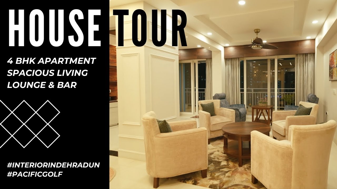 Beautiful Family 4 BHK Home Interiors in Pacific Golf Estate, Dehradun, Uttarakhand.