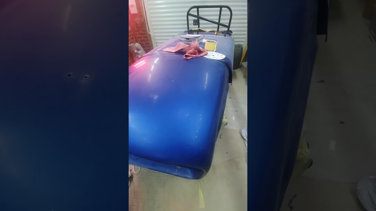 Part 7 - Caterham Salvage rebuild December 2020.  Wet sand and polish