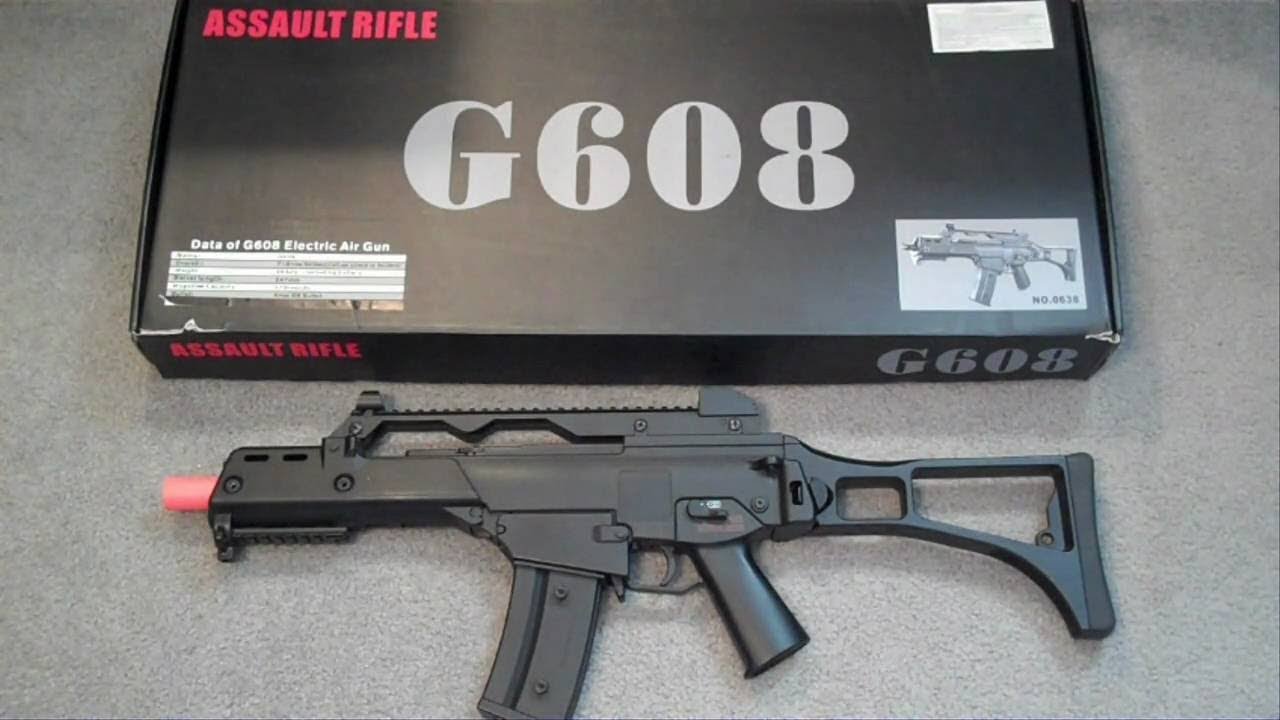 Airsoft JG Works G36C Metall Gear Review 0,5 Joule