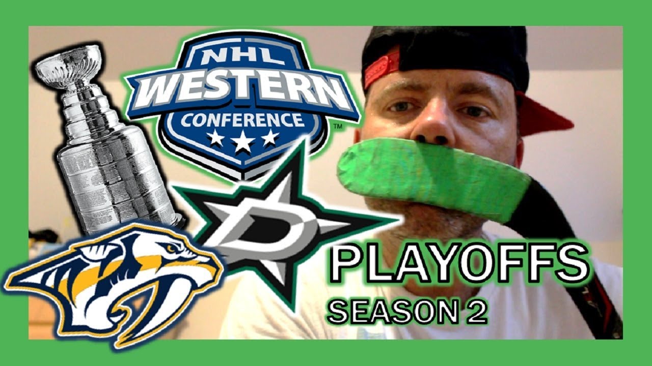 WESTERN CONFERENCE FINALS!! KNEE HOCKEY PLAYOFFS - STARS / PREDATORS - SEASON 2 - QUINNBOYSTV