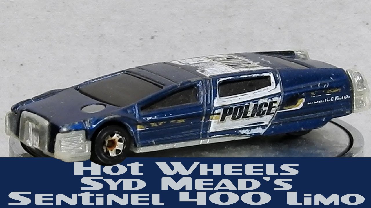 Syd Mead's Sentinel 400 Limo (Blade Runner Aliens TRON) Custom Restoration Hot Wheels