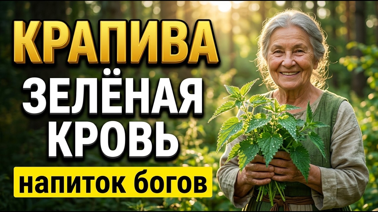 Хлорофилл = Гемоглобин  Рассекречен Код Крапивы Для Чистки Сосудов