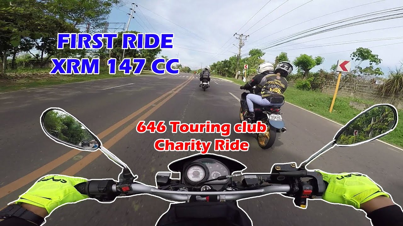 FIRST RIDE NI XRM 147cc (TOURING SET UP)  | MOTOSPYN (CHARITY RIDE)