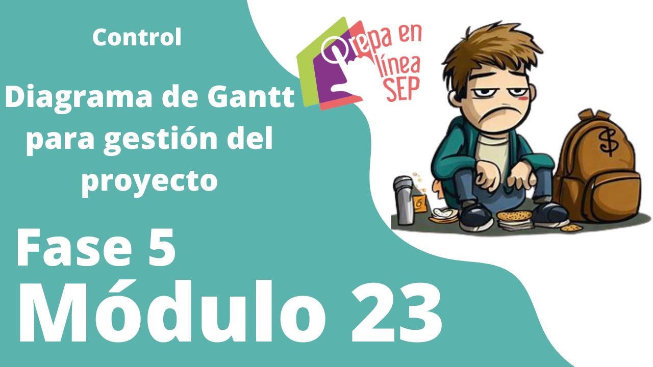 Fase 5 Módulo 23. Control: Diagrama de Gantt para la gestión del proyecto.