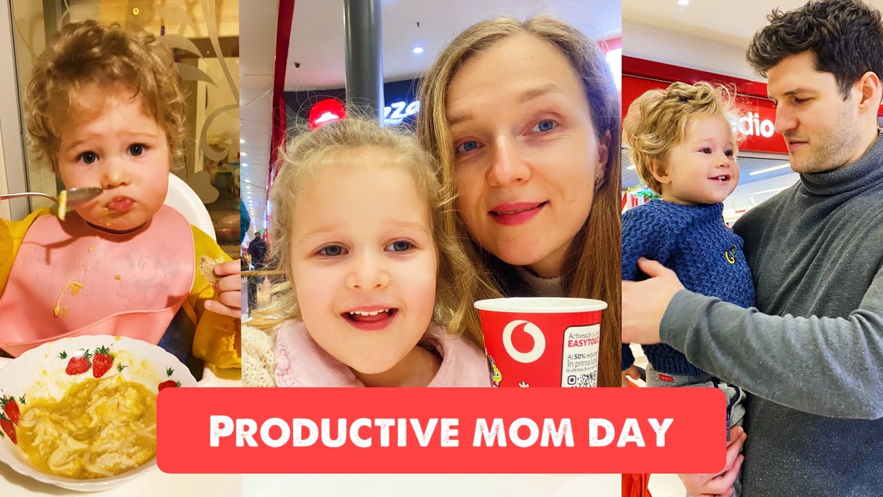 Productive Saturday as a Mom of 2 | Workout, Baking & Family Time #romaniavlog #bucharestlife