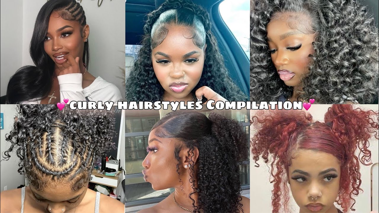 Cute & Curly Hairstyles Compilation For Summer💕