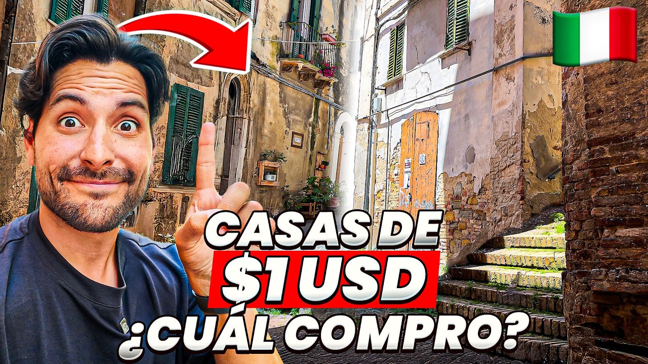 ITALIA TE VENDE CASAS POR $1 DOLAR EN 2026 CON ESTA CONDICIÓN 🇮🇹 😱 ¿LA COMPRARÍAS?