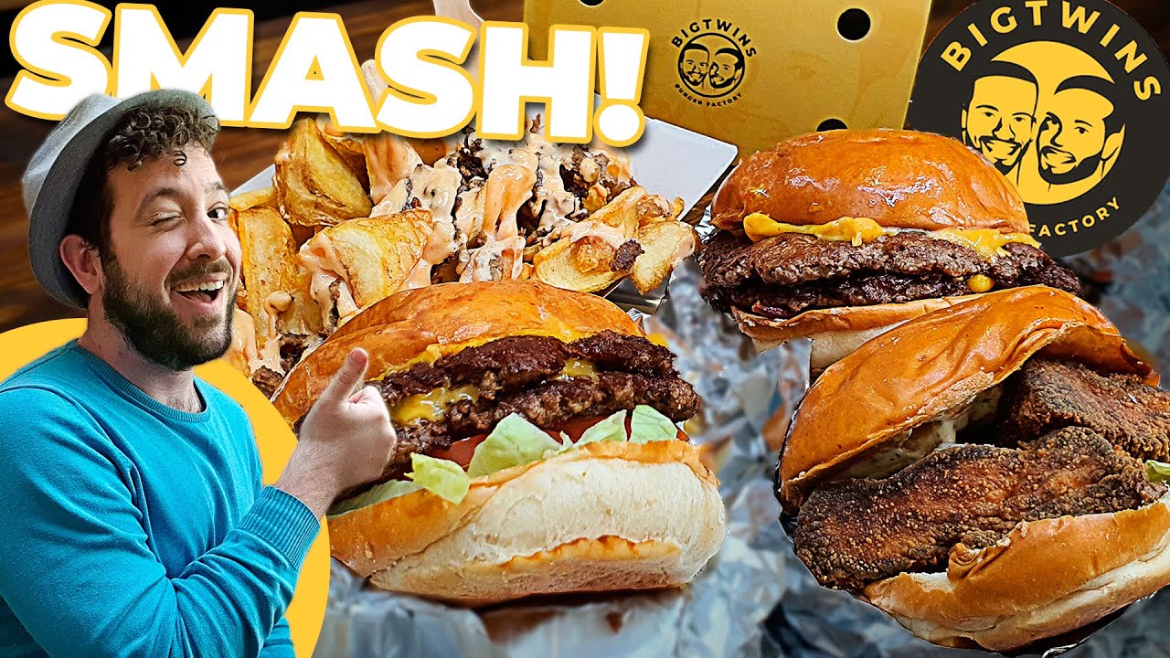 ¡LAS MEJORES SMASH BURGERS DE ESPAÑA ESTÁN AQUÍ! Probando smash burgers en Big Twins Burger Factory