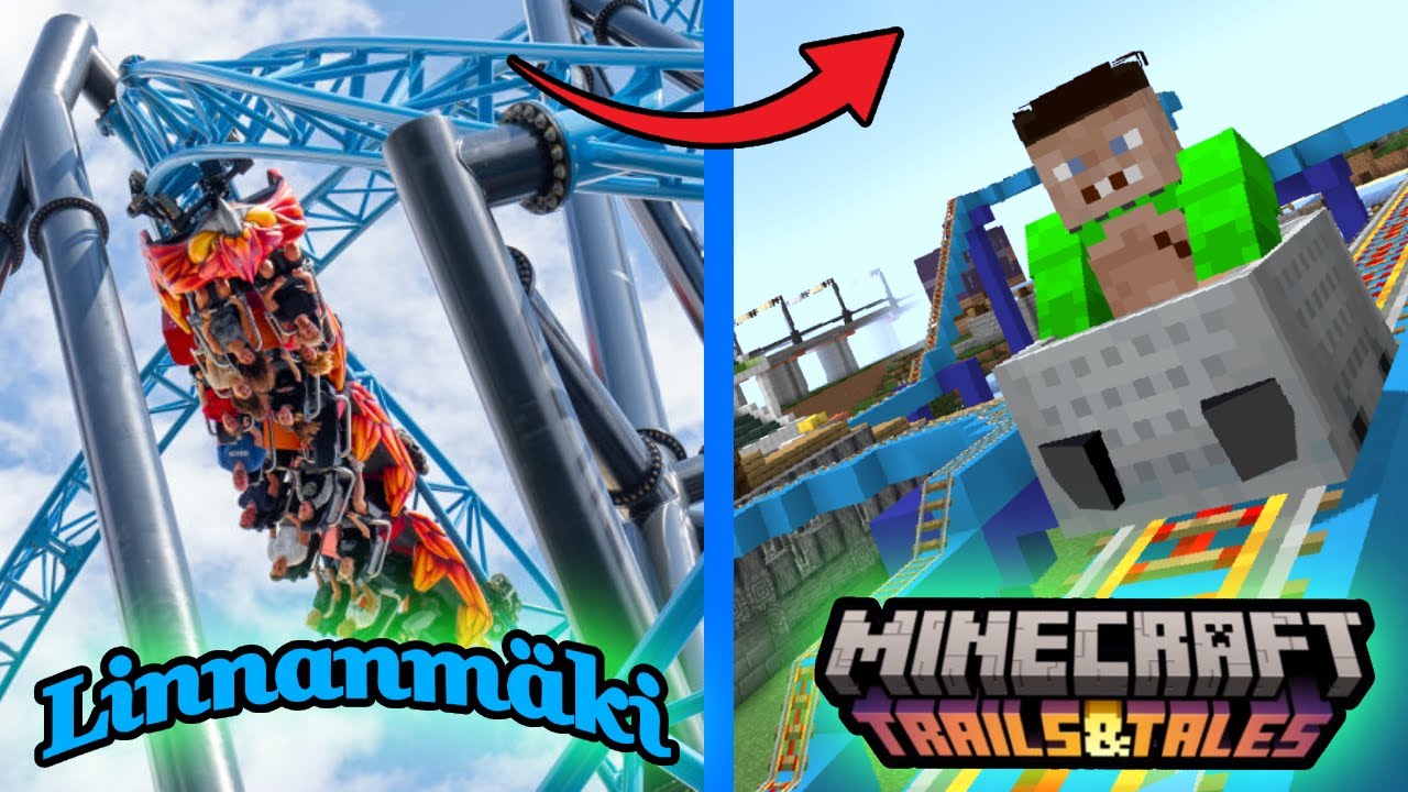 Rakensin LINNANMÄEN Minecraftissa ...Taas!
