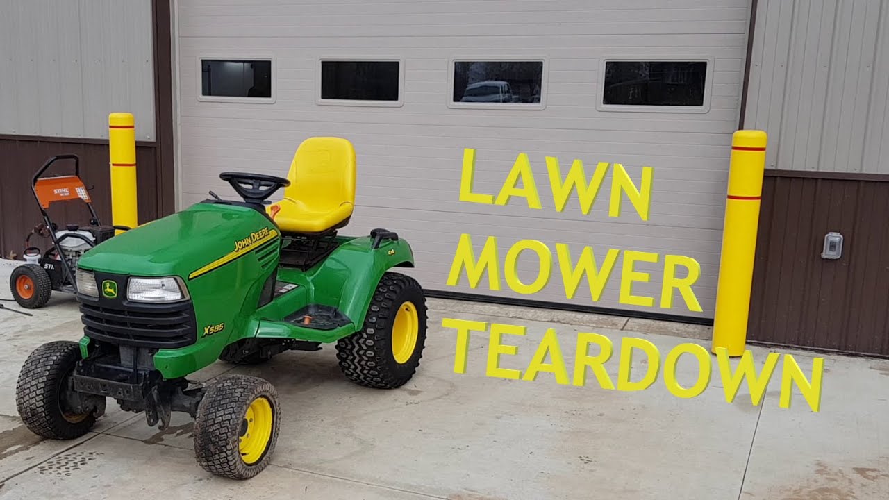 John Deere X585 Garden Tractor Teardown
