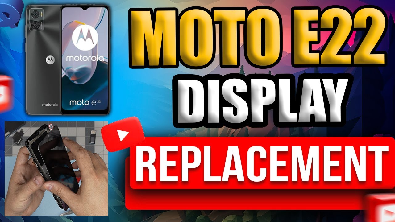 How to Replace Display on Motorola Moto E22 & E22i | Fix Broken Screen XT2239-9