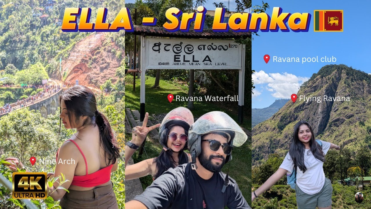 Ella - Sri Lanka 🇱🇰 | ලංකාවේ පිස්සු හැදෙන කෝච්චි ගමන😍 | Best places to visit in Ella