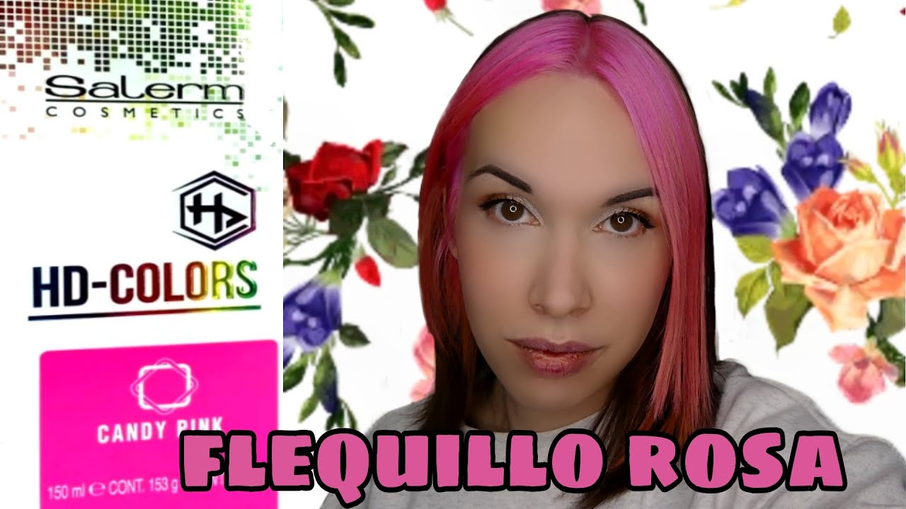 COMO TEÑIR EL FLEQUILLO DE ROSA CON SALERM COSMETICS - CANDY PINK