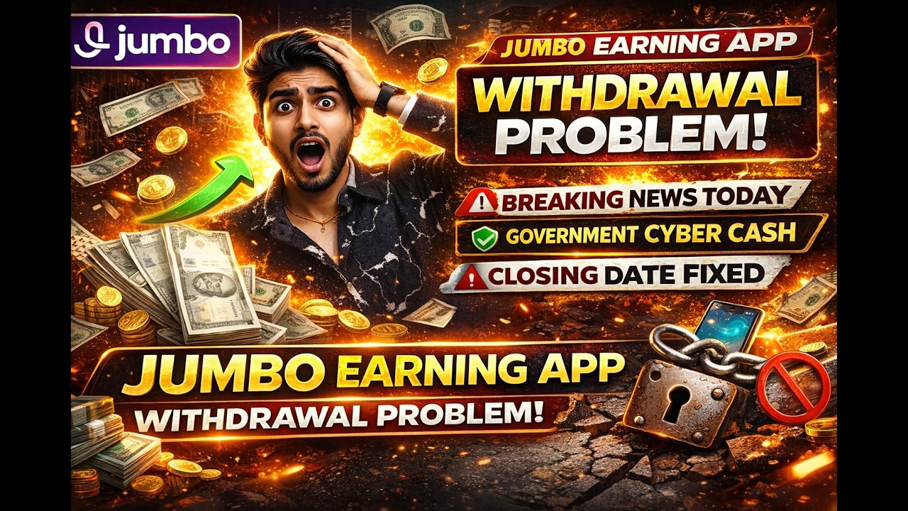 Jumbo App Withdrawal Problem Solution | Jumbo App Se Withdraw Live Proof & Top Up Fix Guide