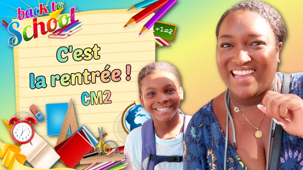 C'EST LA RENTRÉE le 1er jour d'école Back to school 2022 Vlog Maman solo Aurélie et Maellia