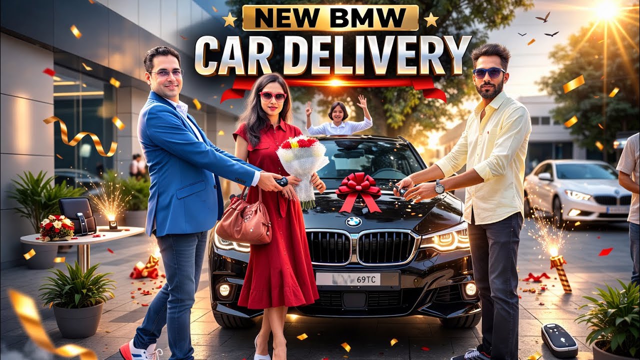 New BMW Car Delivery 🚗 | Surprise & Celebration Vlog