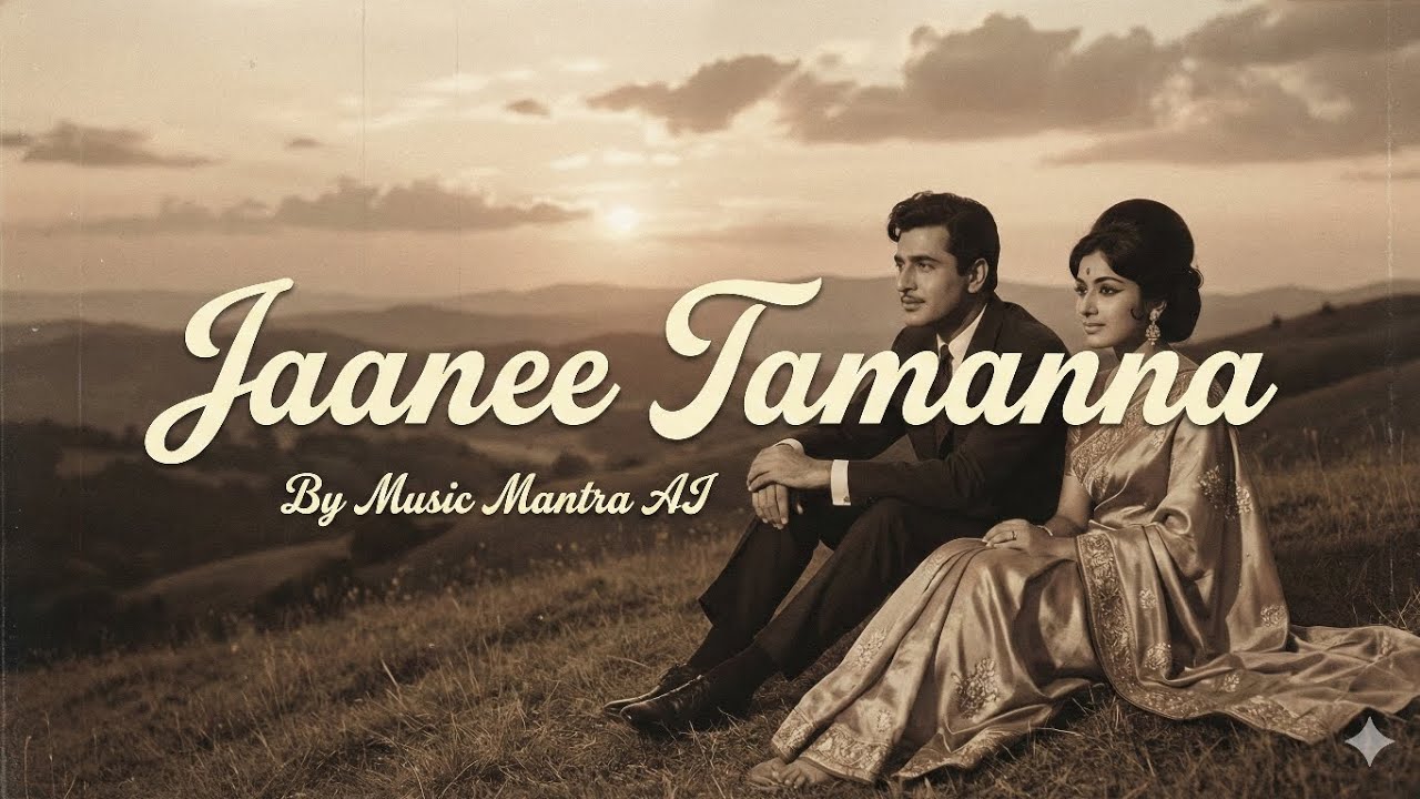 Jaanee Tamanna | 60s Bollywood Romantic Melody | Old Is Gold Love Song | Music Mantra AI