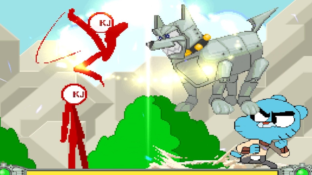STRONGER TEAM DOUBLE KJ'S | DESTROYS MUGENS IN SURVIVAL MODE