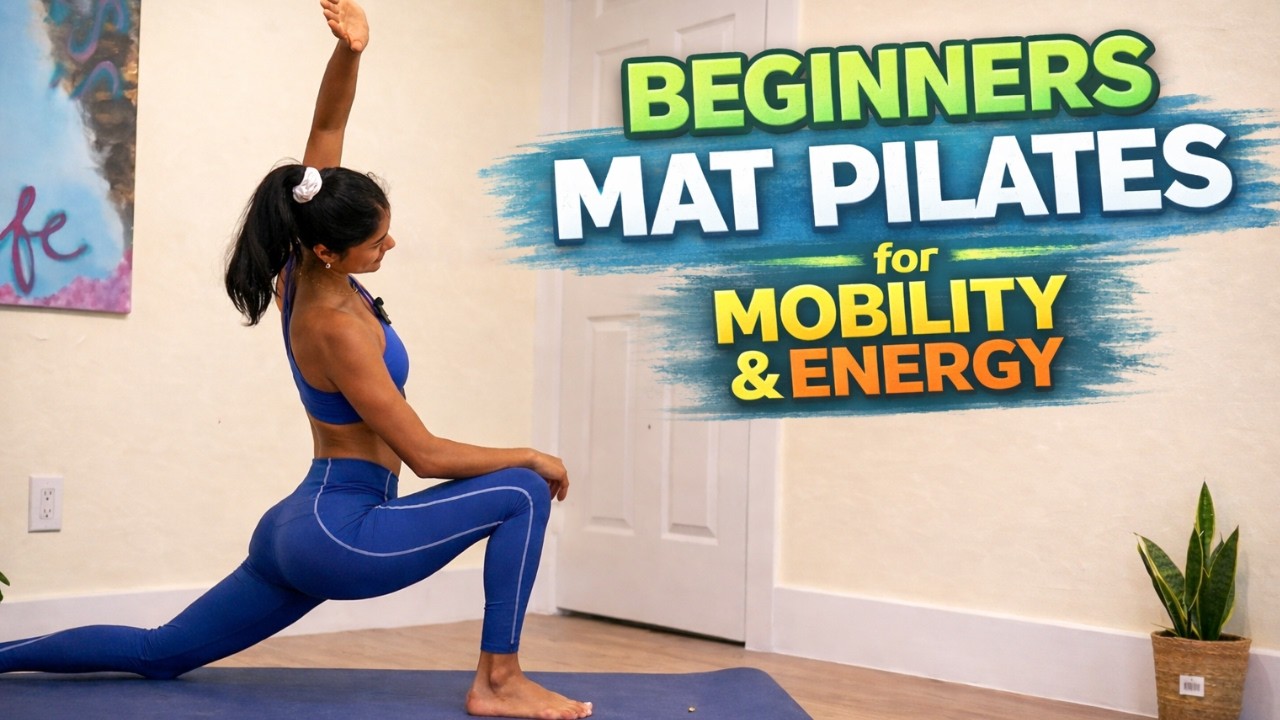 Beginners Mat Pilates for mobility and energy.