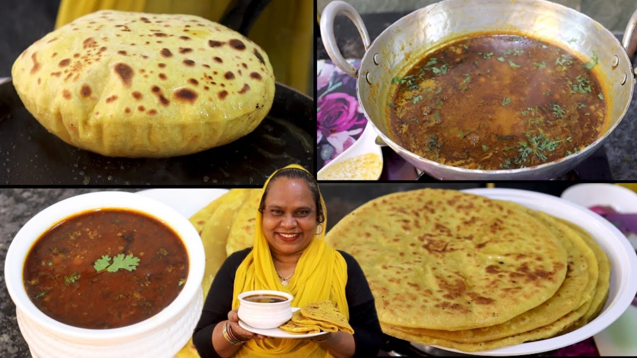 पूरन पोली और काटाची आमटी | Puran Poli Aur Katachi Amti Recipe | Shakkar Ki Puran Poli