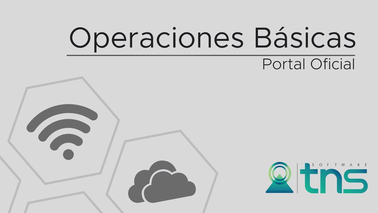Operaciones Básicas - Portal Oficial