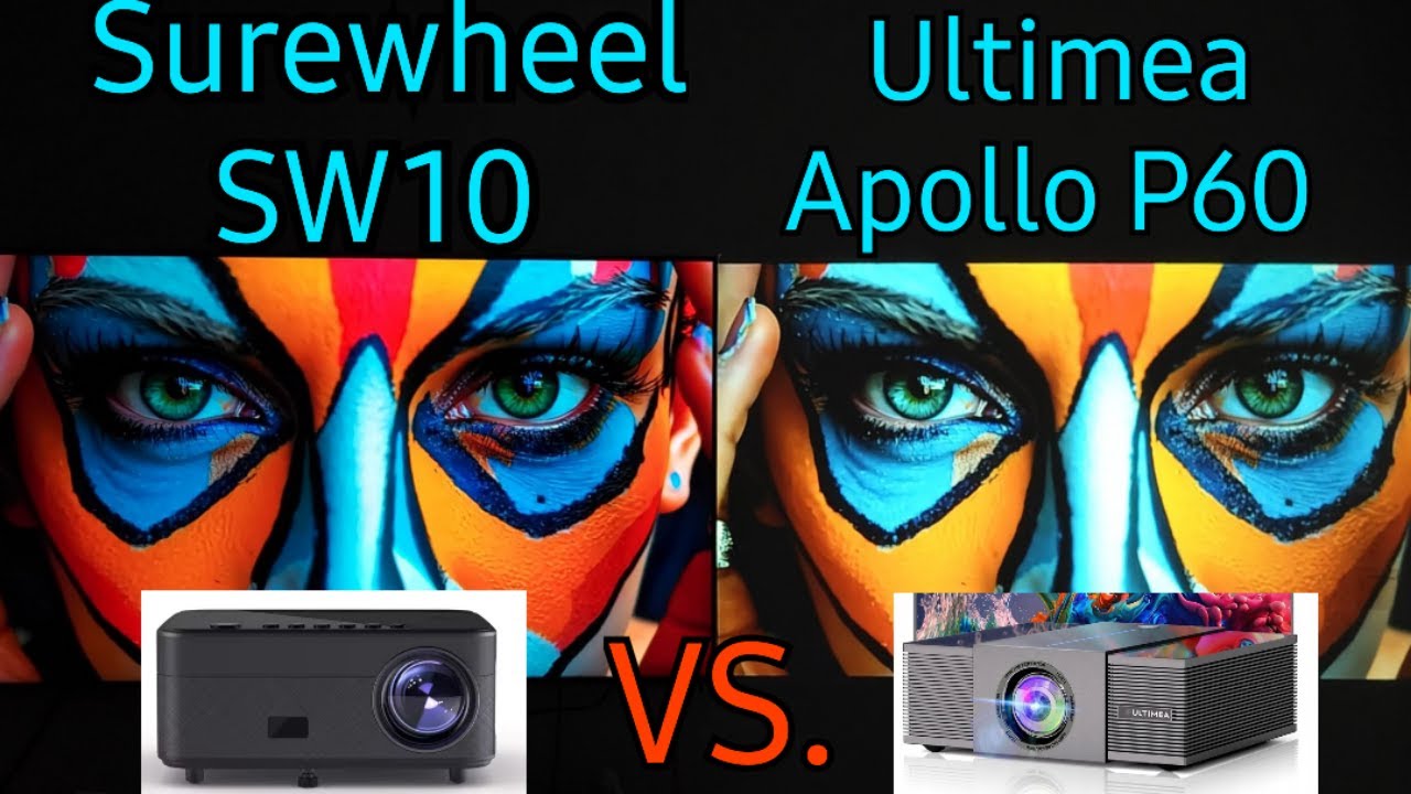 Test i porównanie projektorów Led Ultimea Apollo P60 i Surewheel SW10 FHD 1080p