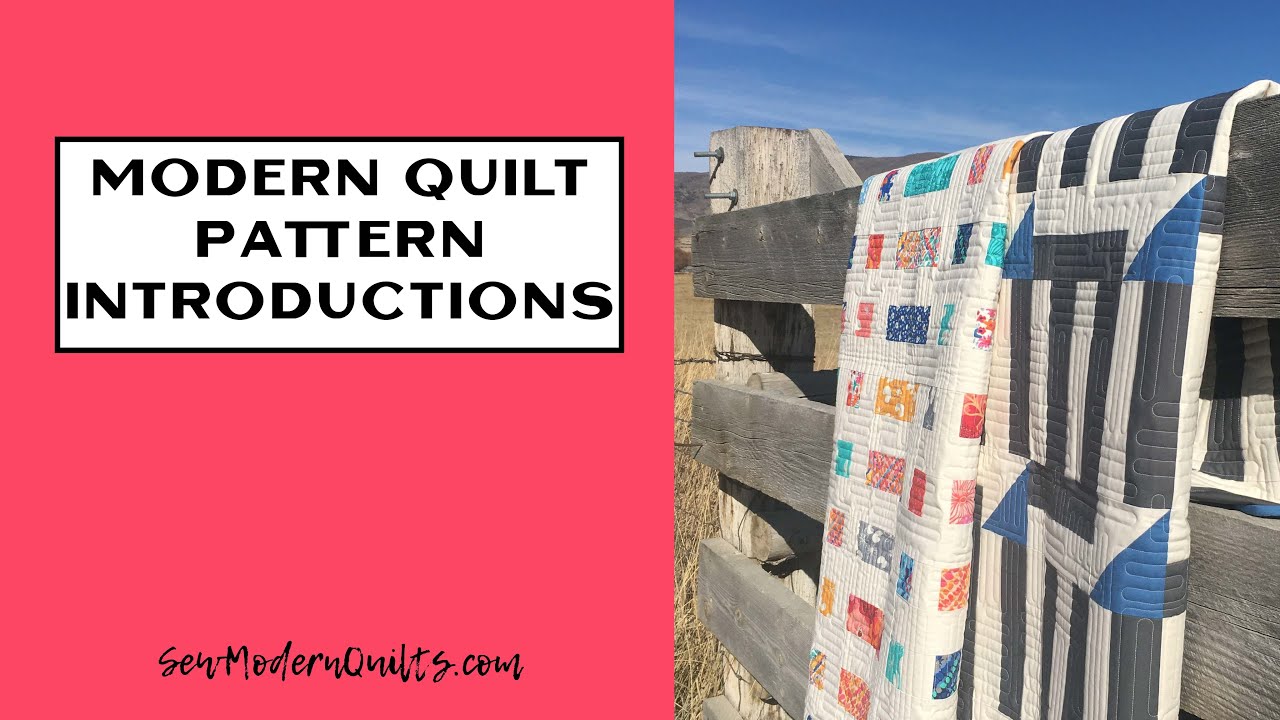 New Modern Quilt Patterns by Amy Ellis - City Block & Double Dash