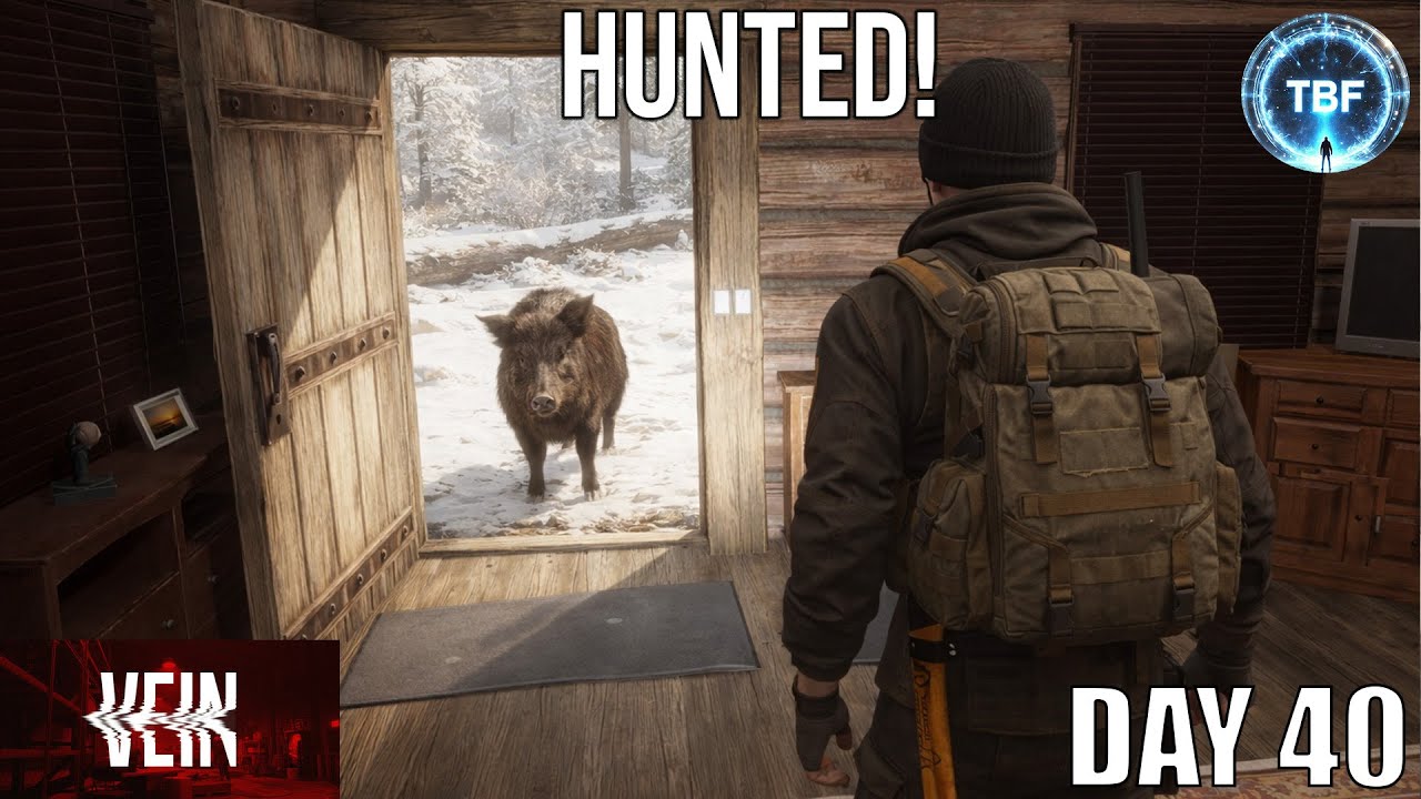 Hunted at the Lake Cabins… | VEIN Survival Day 40 l [INSANE DIFFICULTY]