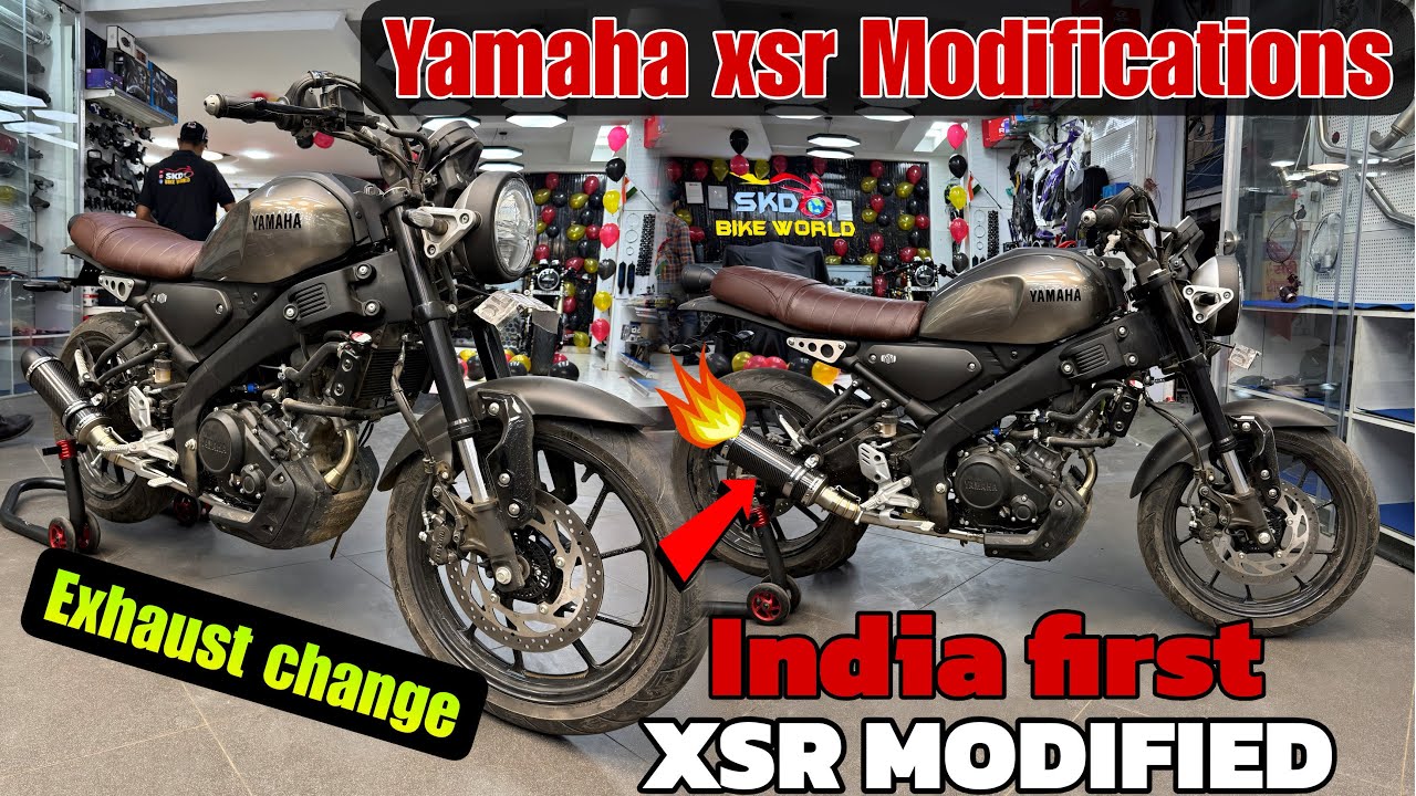 Yamaha xsr 155 modified | xsr 155 yamaha india | yamaha xsr 155 exhaust modification