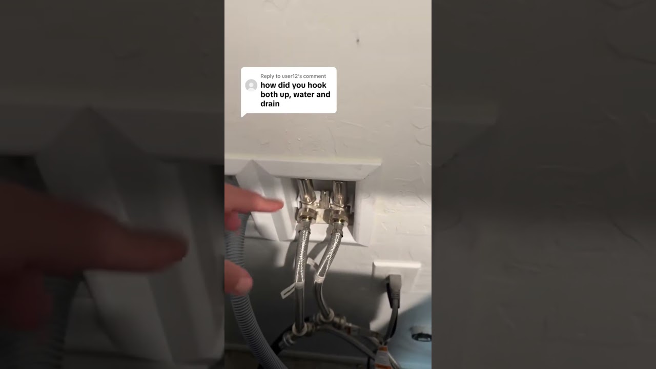 How to hook up two washer/dryer combos.