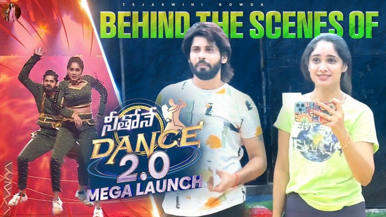 Behind The Scenes Of Neethone Dance 2.0 😍| Tejaswini Gowda | Amardeep Chowdary
