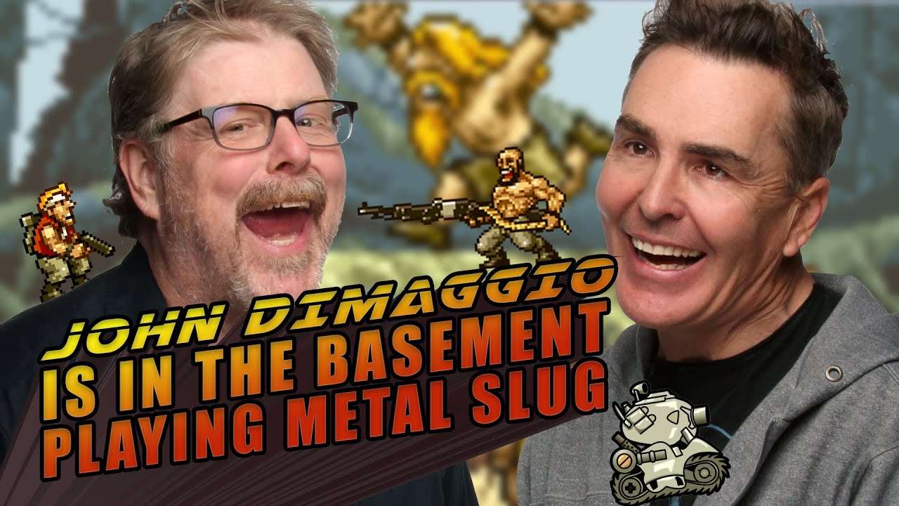 John DiMaggio is in the Basement with Nolan North Playing Metal Slug! | RETRO REPLAY