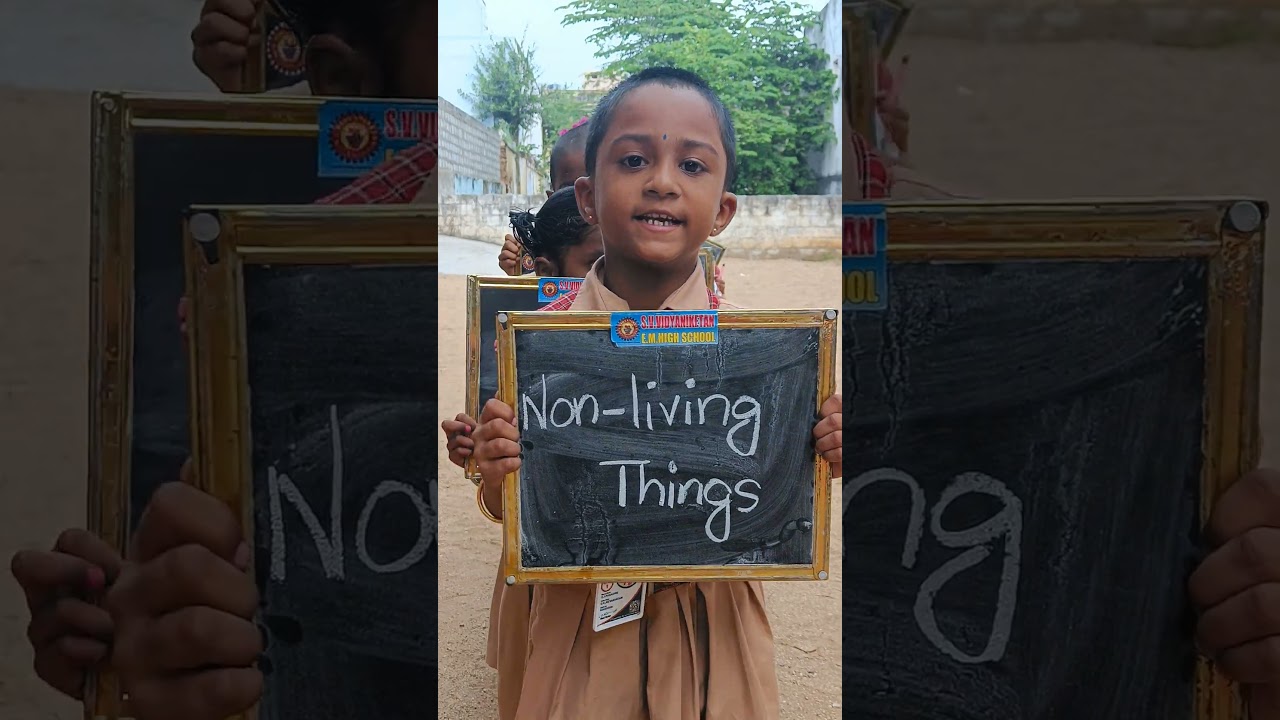 # Non living things,#1st class, #EVS, #Clas room activity.