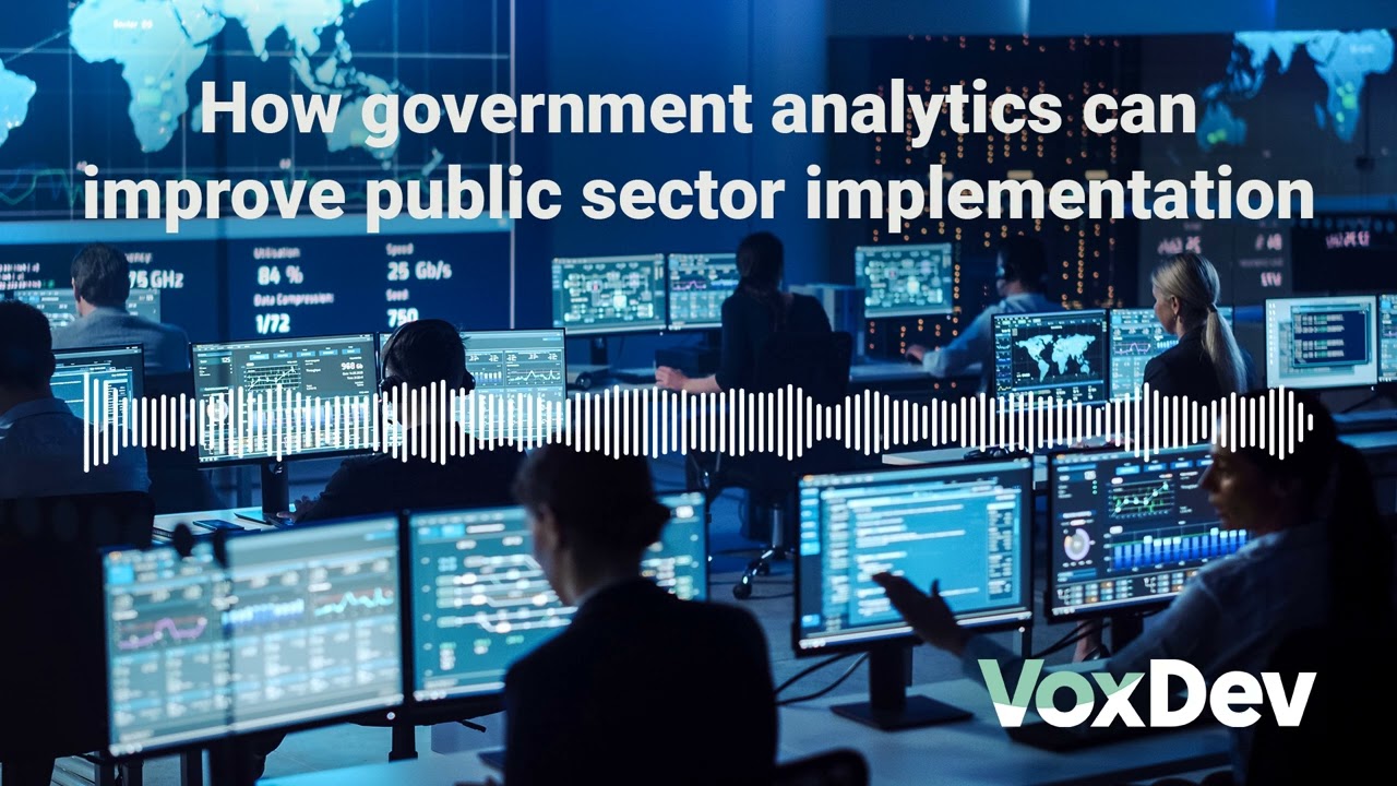 How government analytics can improve public sector implementation