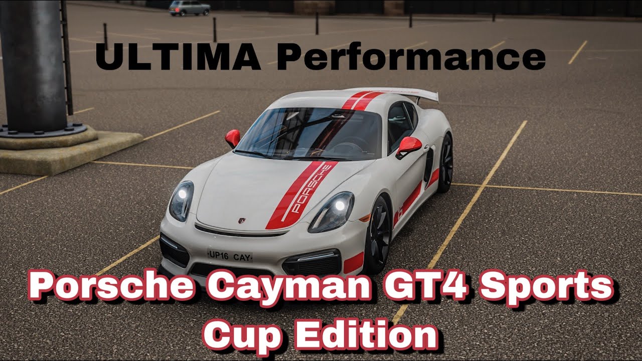 Porsche 718 Cayman GT4 Sports Cup Edition