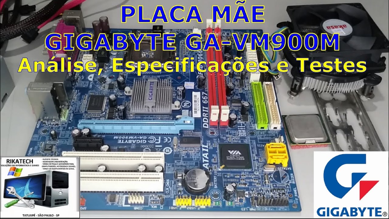 Placa Mãe Gigabyte GA-VM900M - Análise, Especificações e Testes
