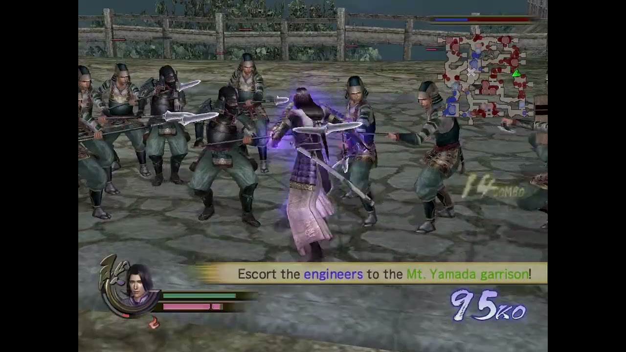 (Mitsuhide's Tale) Siege of Odani Castle - Easy Story Mode | Samurai Warriors 2 Gameplay