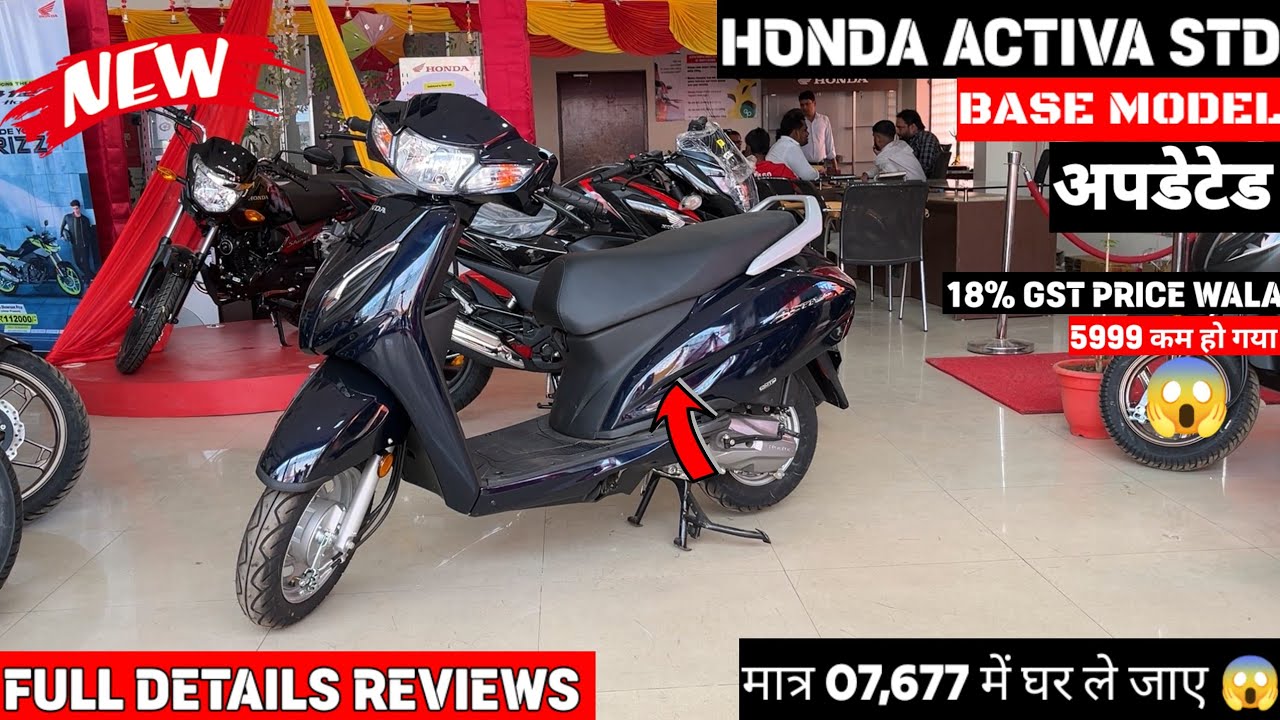 Honda ACTIVA 110cc STD Base Model 2025 | On Road Price, Mileage, Reason to Buy |Detailed Review