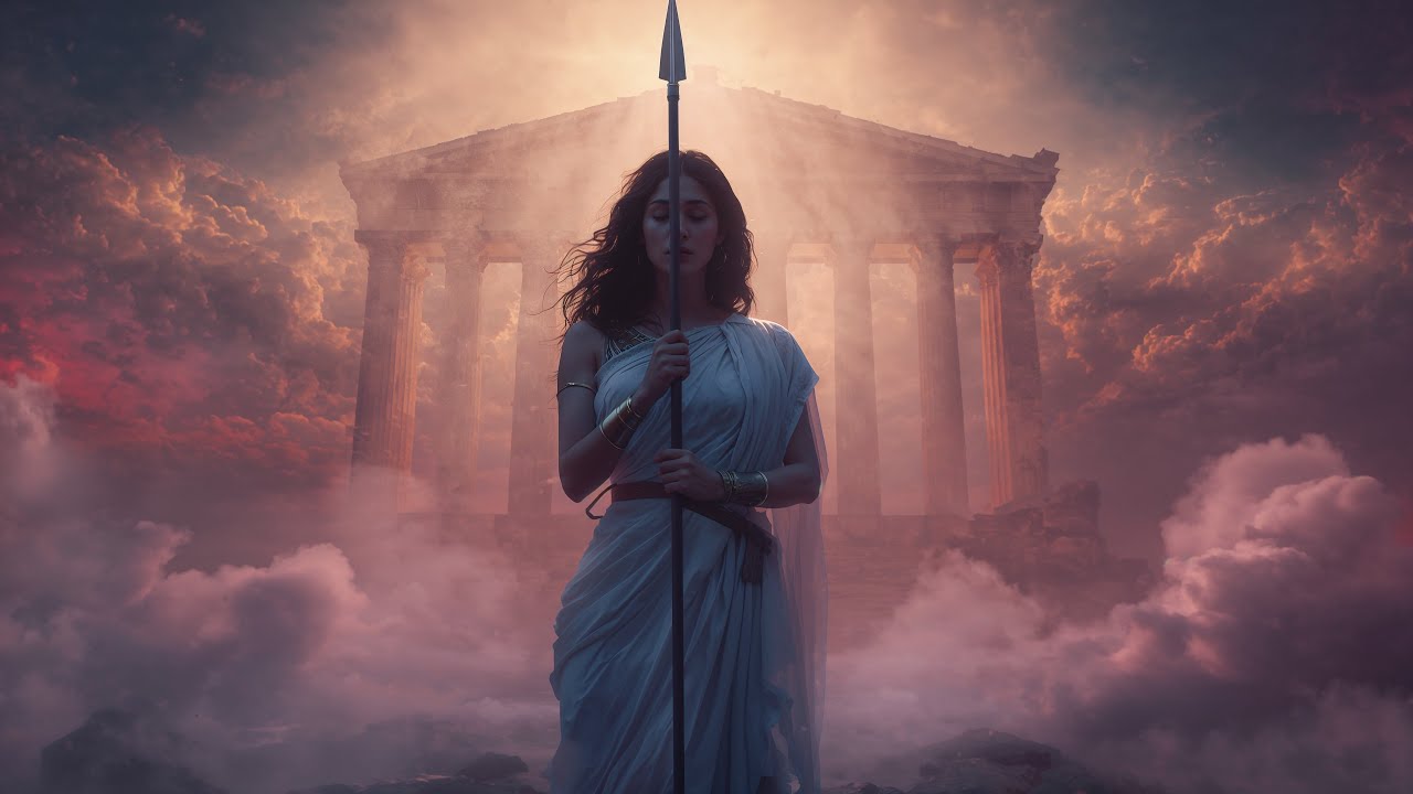 Athena Goddess Ambient Music For Relaxation and Meditation | Fantasy Vocal and Lyra | SOUL | 4K