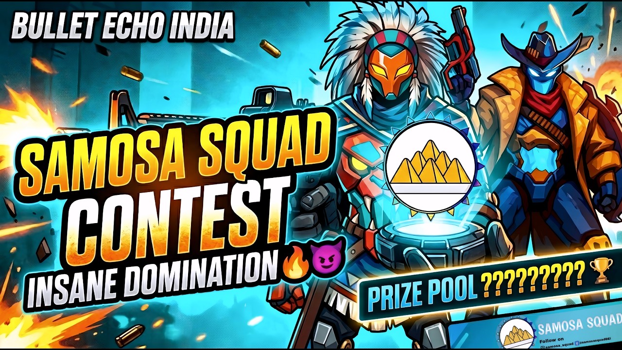 Bullet Echo India Gameplay &ndash; Samosa Squad Contest 🔥 | INSANE DOMINATION 😈