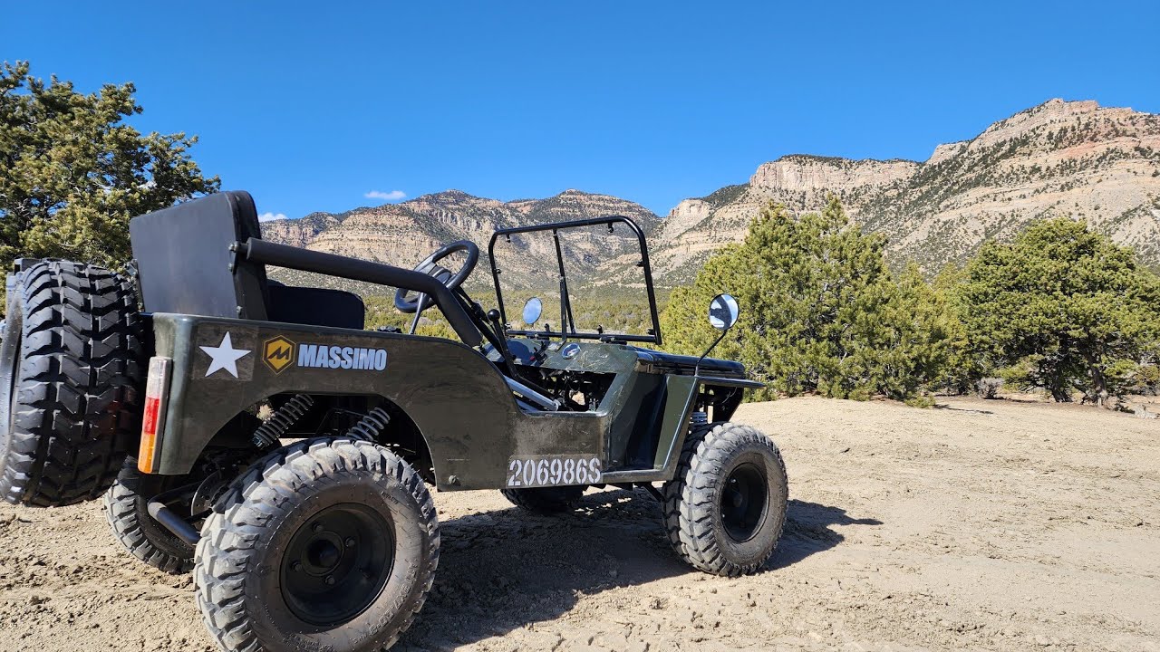 Massimo Mini jeep's first adventure