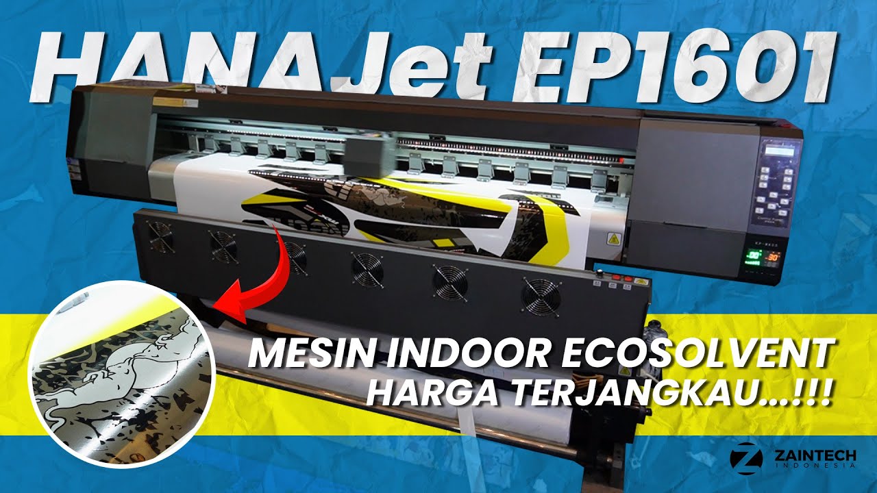 Mesin Digital Printing Indoor Ecosolvent Harga Terjangkau...!!!, HANAJet EP 1601