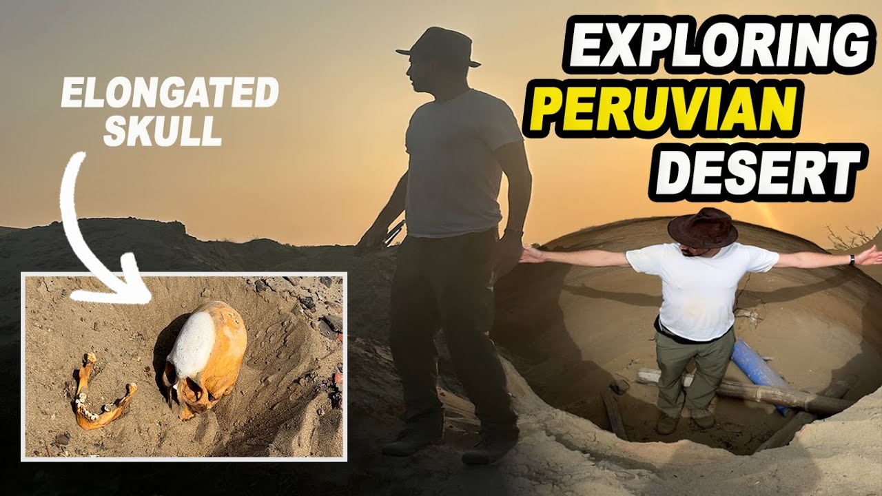 Exploring Buried Ruins & Ancient Artifacts in Peruvian Desert! Found via Google Earth!