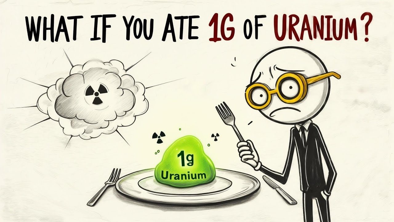 What Would Happen If You Ate 1 Gram of Uranium?