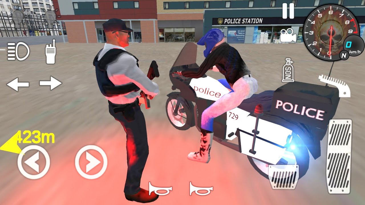 Real Police Motorbike Simulator 2020 Game_ Android Gameplay.