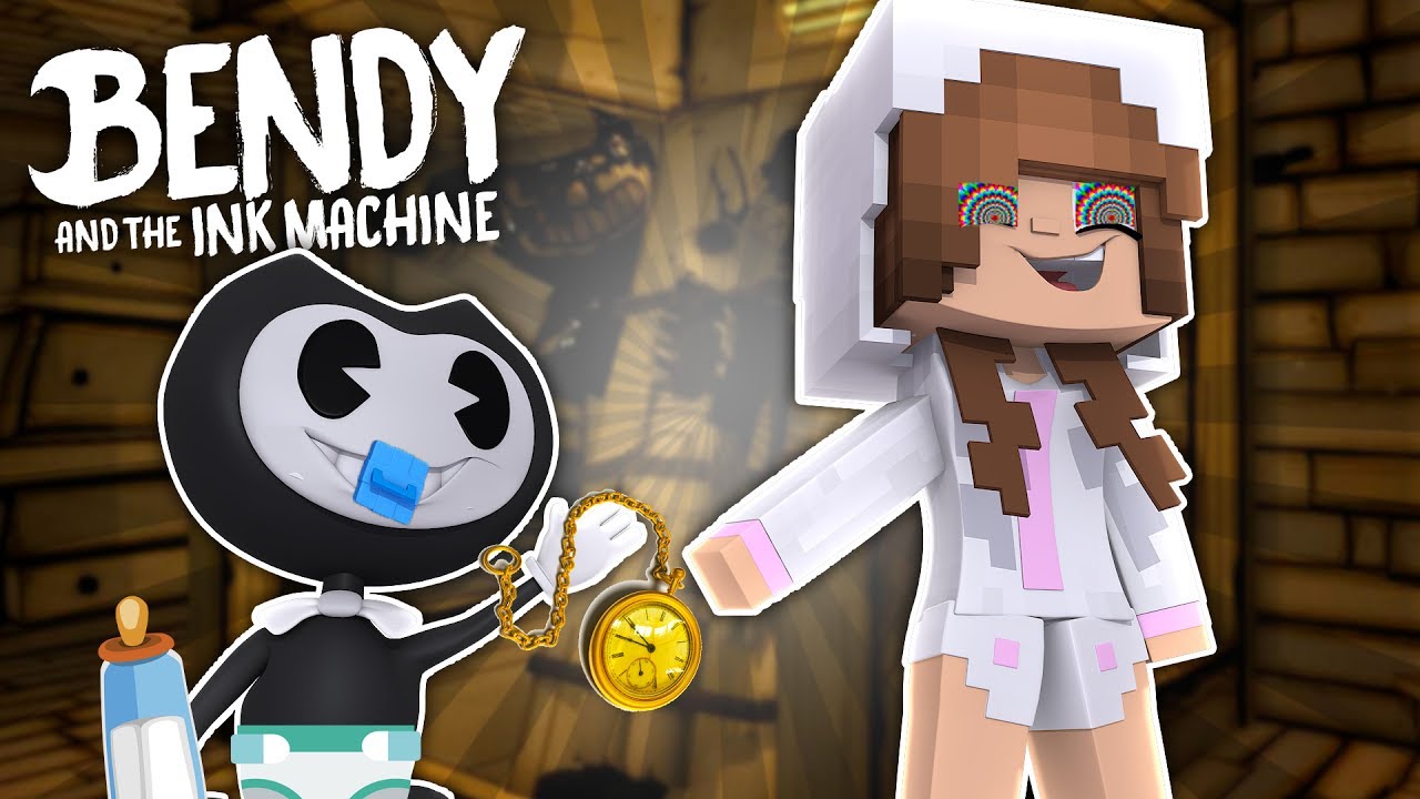 BABY BENDY HYPNOTISES BABY ELLIE! Minecraft Little Kelly w/Sharky (CustomRoleplay)