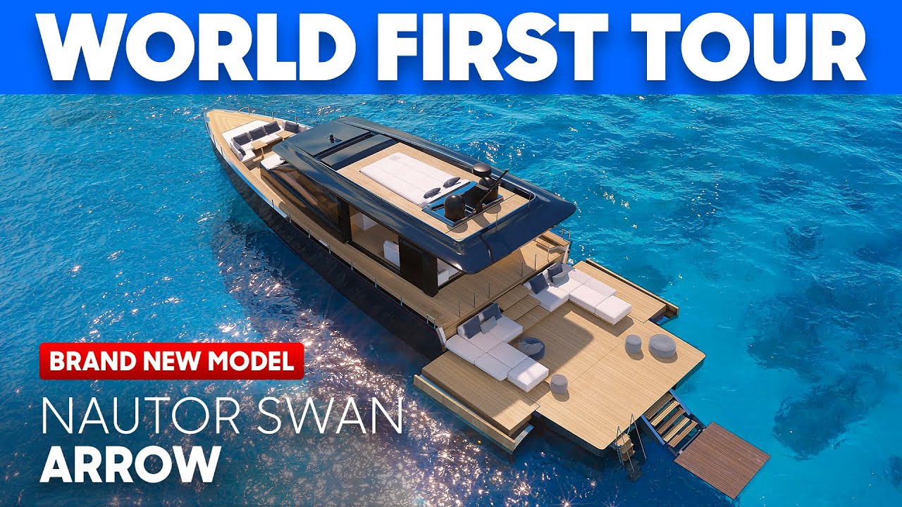 Is this the SEXIEST 75ft yacht? Exclusive Swan Arrow Tour & Review